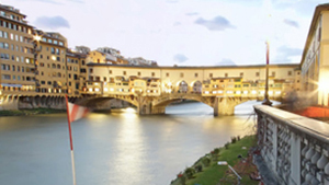 vista panoramica di Ponte Vecchio