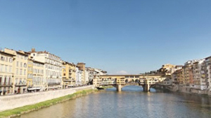 Panoramica di Ponte vecchio, Firenze