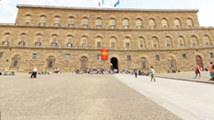 Panoramiva di Piazza Pitti Firenze